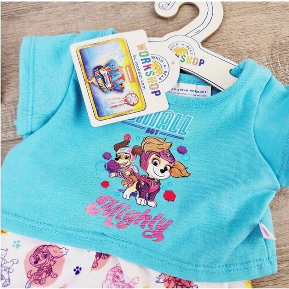 NEW Build A Bear RARE Paw Patrol Pjs Nickelodeon Sleeper Clothes for 15"+ Plush - Picture 3 of 5